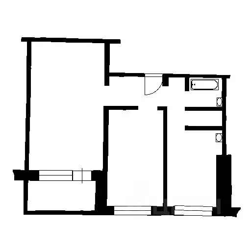 2-к кв. Москва Ленинградский просп., 36с38 (50.0 м) - Фото 2