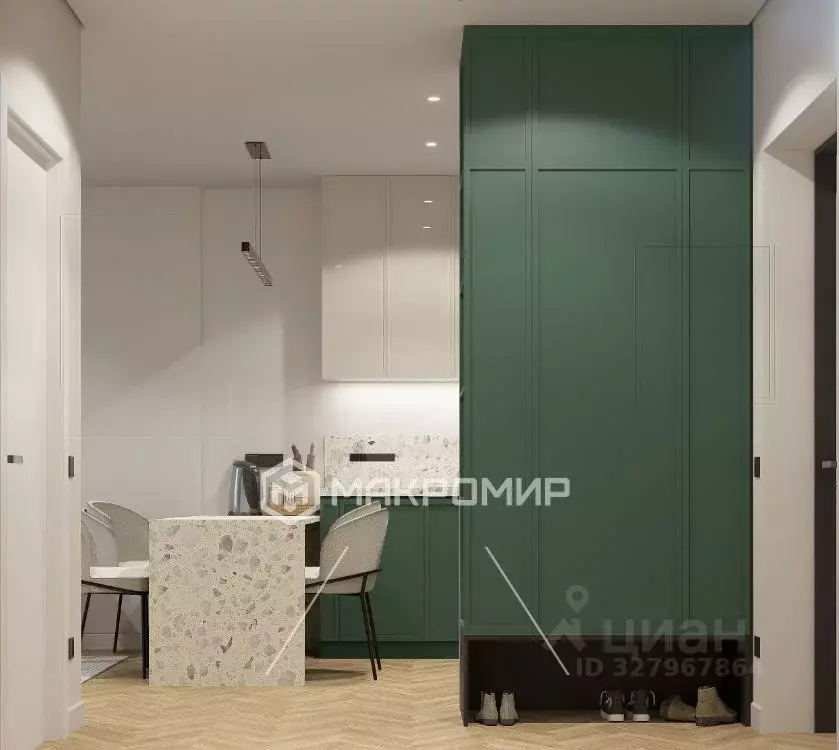 1-к кв. Брянская область, Брянск Московский мкр, 28 (38.96 м) - Фото 2