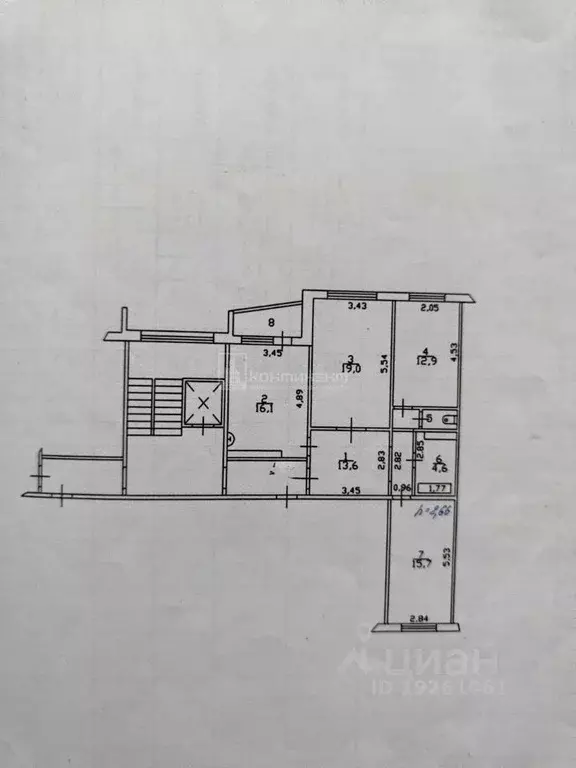 3-к кв. Владимирская область, Ковров ул. Строителей, 13 (84.9 м) - Фото 2