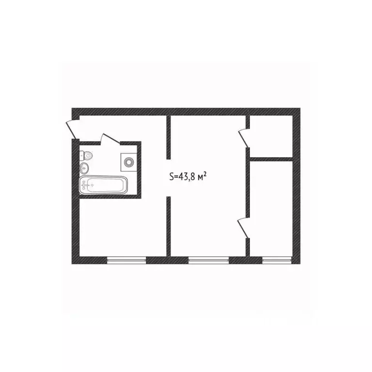 2-к кв. Алтайский край, Бийск ул. Виктора Петрова, 9 (43.8 м) - Фото 2