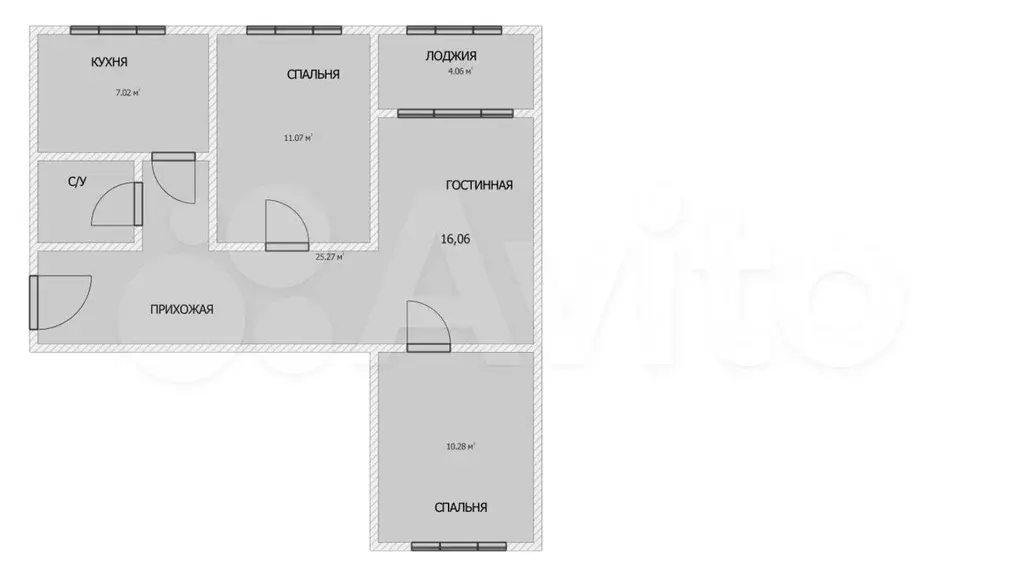 3-к. квартира, 60 м, 4/5 эт. - Фото 0
