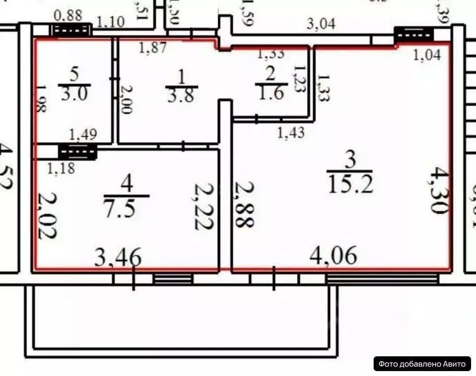 1-к кв. Севастополь просп. Античный, 8Б (33.4 м) - Фото 2
