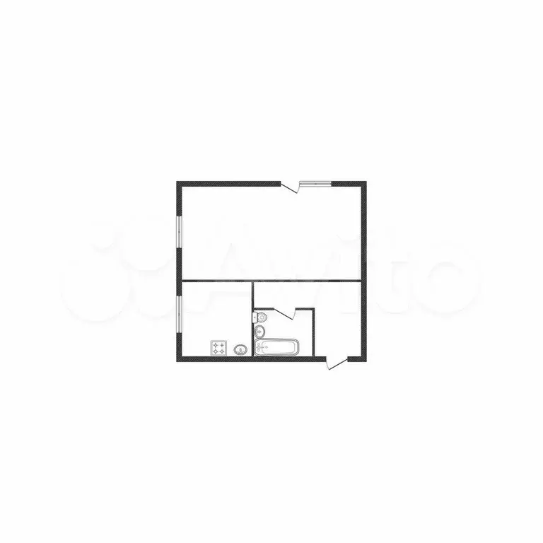 1-к. квартира, 36 м, 3/9 эт. - Фото 0