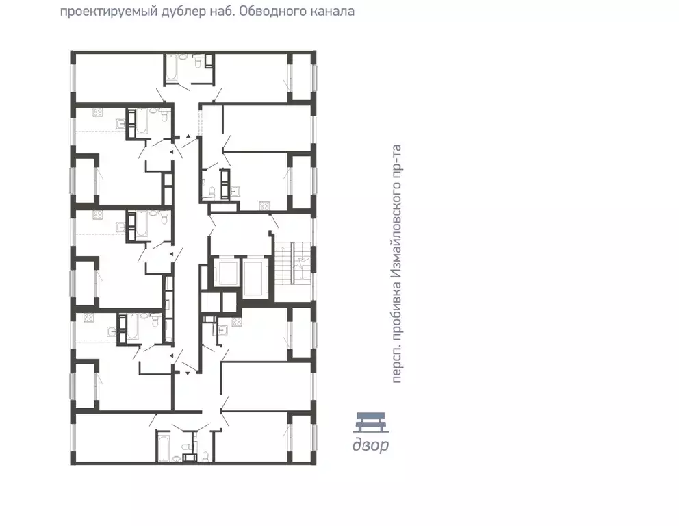 студия санкт-петербург бул. измайловский, 9 (32.2 м) - Фото 1