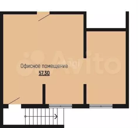 Продам офисное помещение, 57.3 м - Фото 0