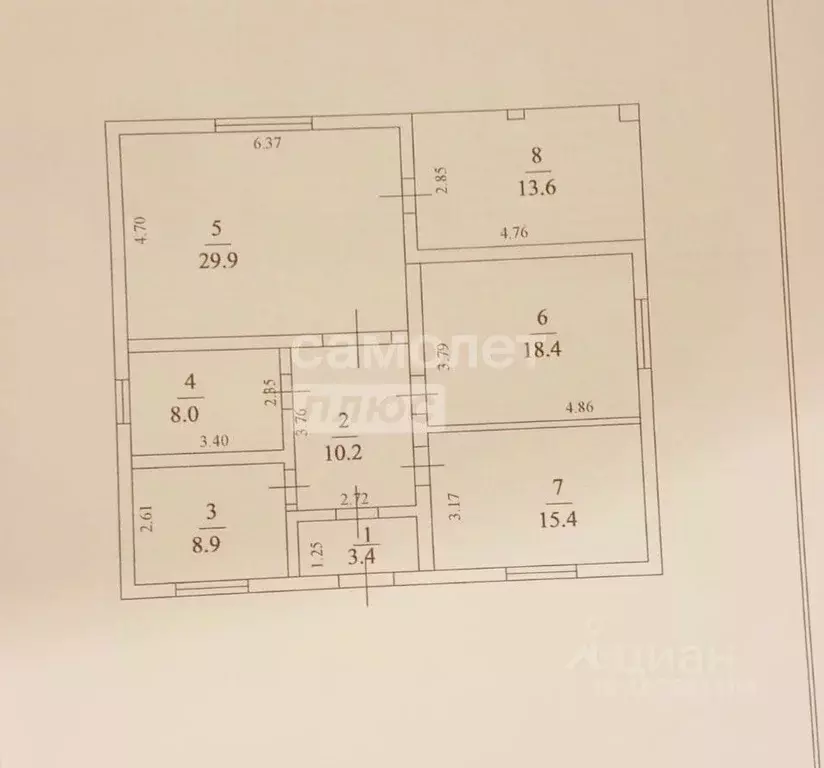 Дом в Липецкая область, Липецкий муниципальный округ, с. Косыревка ул. ... - Фото 2