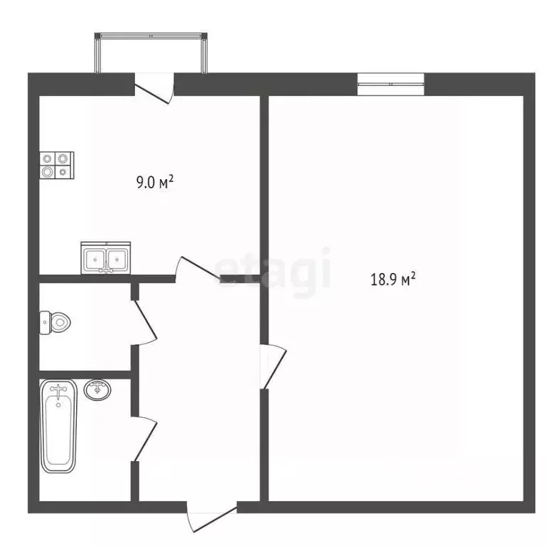 1-к кв. Москва Челобитьевское ш., 14к3 (38.0 м) - Фото 2