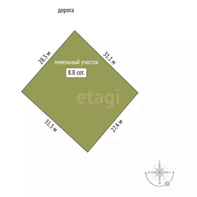 Участок в Костромской район, Чернопенское сельское поселение, село ... - Фото 1