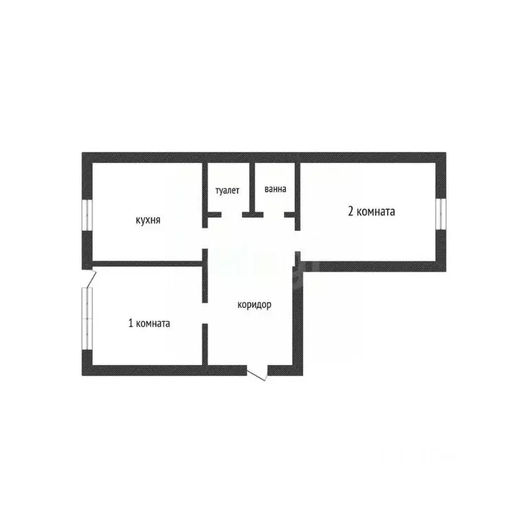 2-к кв. Псковская область, Остров ул. Чкалова, 2 (47.2 м) - Фото 2