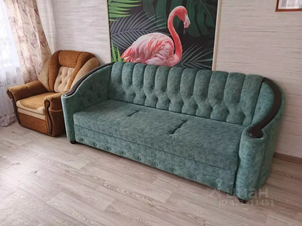 1-к кв. Воронежская область, Борисоглебск Третьяковская ул., 5 (34.0 ... - Фото 1