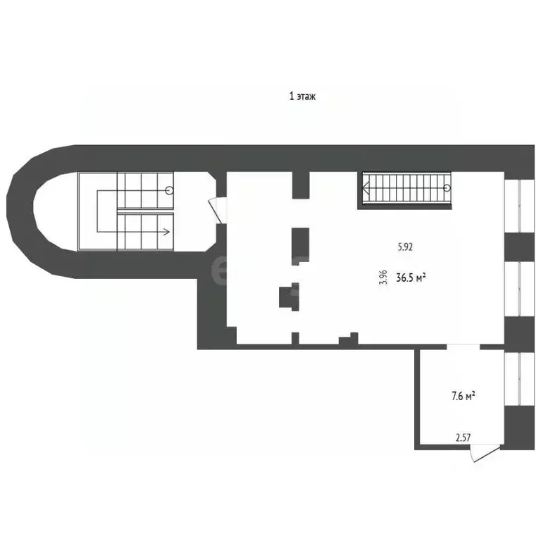 Помещение свободного назначения в Москва Мясницкая ул., 41С1 (124 м) - Фото 1