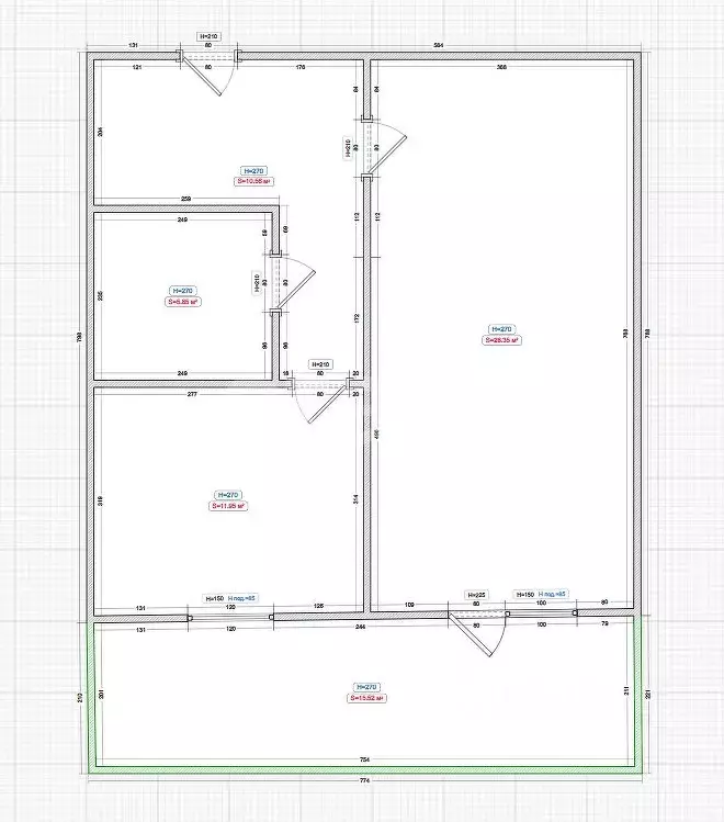 1-к кв. Татарстан, Казань ул. Юлиуса Фучика, 102 (36.8 м) - Фото 2