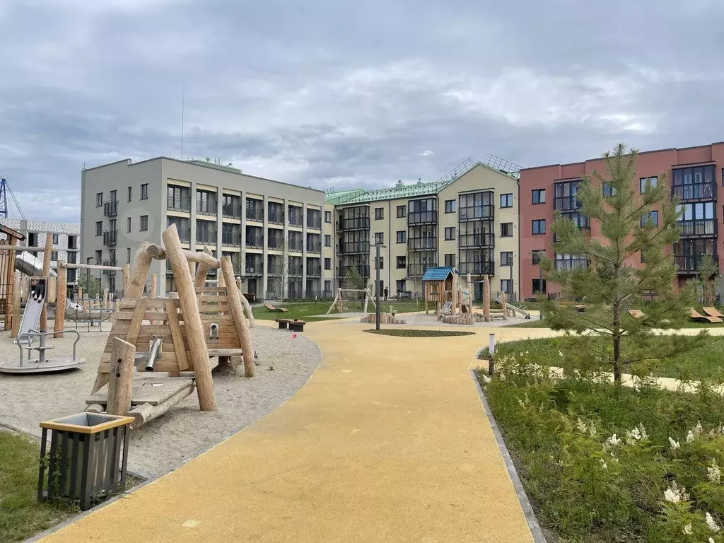 1-к. квартира, 36 м, 1/4 эт. - Фото 0