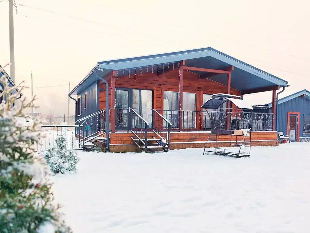 Дом в Ленинградская область, Приозерский район, Красноозерное с/пос, ... - Фото 1