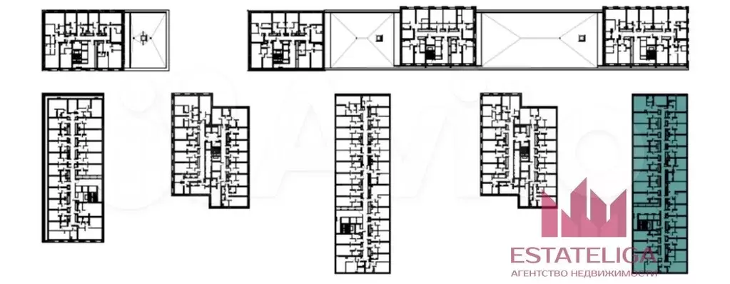 Апартаменты-студия, 17,5 м, 6/21 эт. - Фото 1