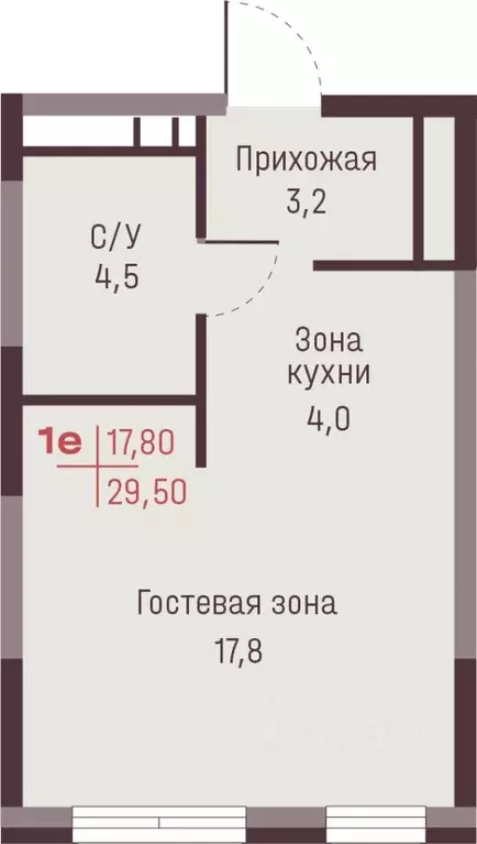 Студия Свердловская область, Екатеринбург Академический мкр, 19-й ... - Фото 2