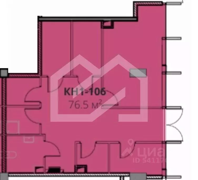Помещение свободного назначения в Москва ул. Гастелло, 30 (77 м) - Фото 2