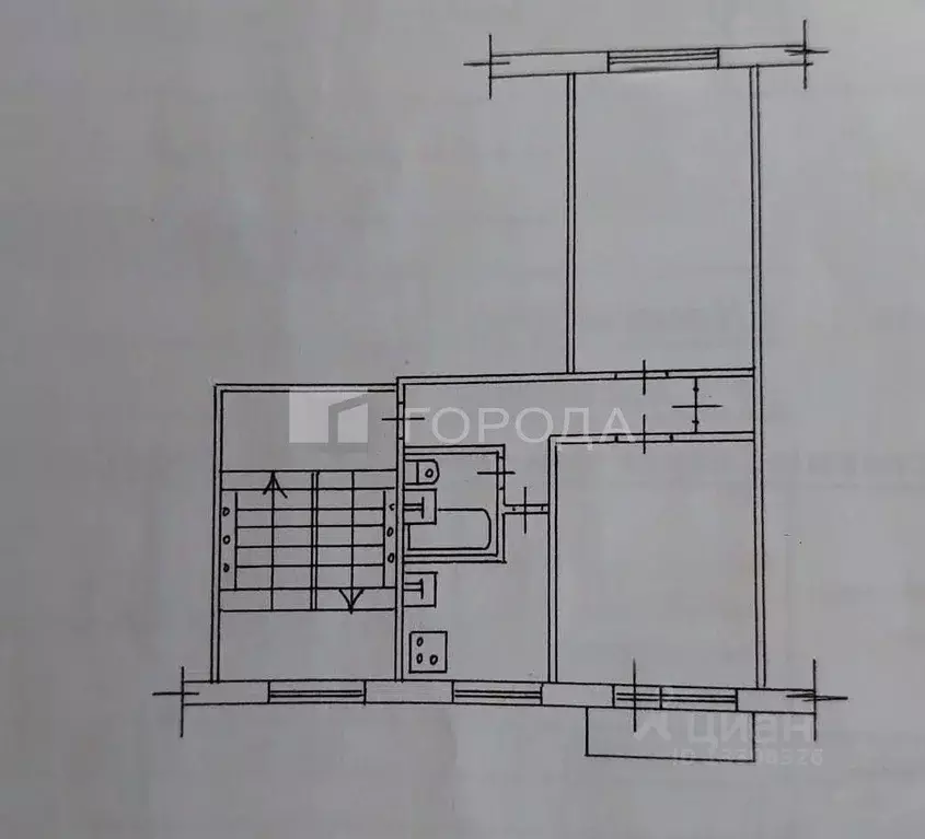 2-к кв. Новосибирская область, Новосибирск Юбилейный мкр, ул. ... - Фото 1
