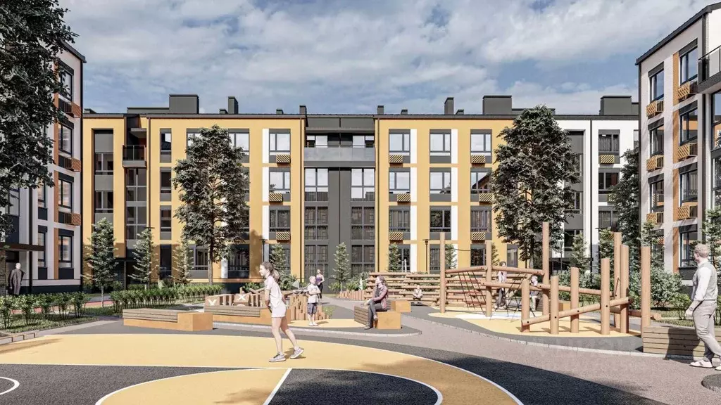 1-к кв. Калининградская область, Зеленоградск  (27.99 м) - Фото 1