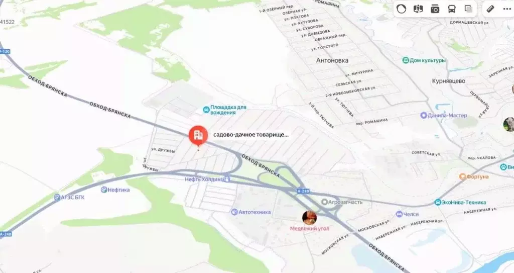 Участок в Брянская область, Брянский район, Добрунское с/пос, д. ... - Фото 1