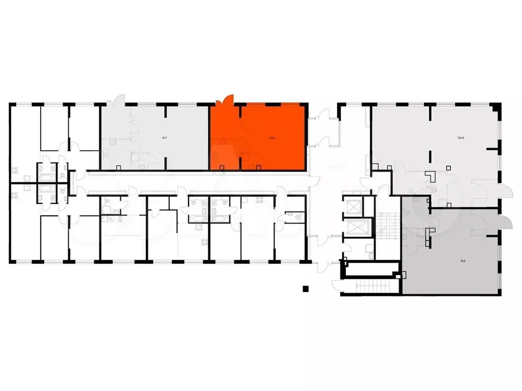 Продам помещение свободного назначения, 54.4 м - Фото 1