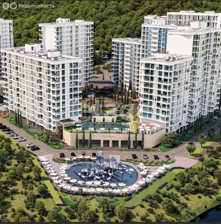 Квартира-студия: село Ольгинка, 3-й микрорайон, 23 (21.84 м) - Фото 1