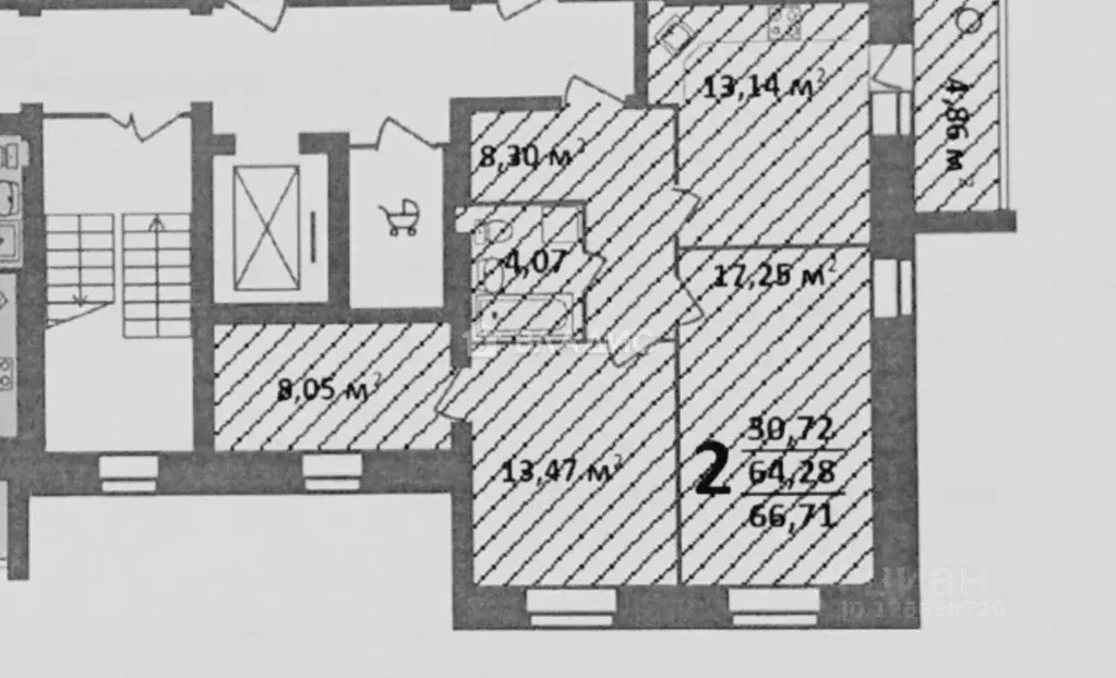 2-к кв. Владимирская область, Владимир ул. Всесвятская, 10 (64.8 м) - Фото 1