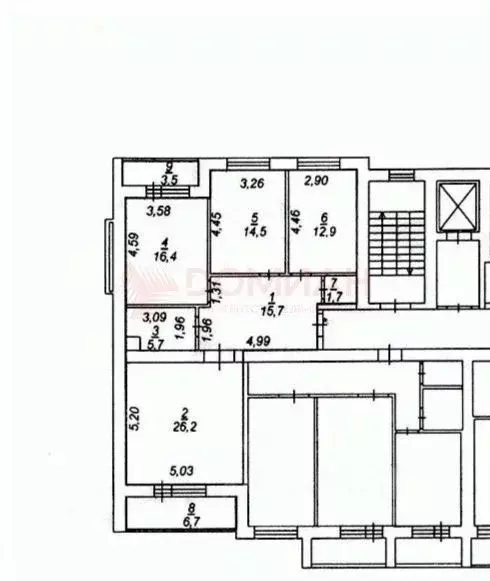 3-к кв. Ростовская область, Ростов-на-Дону Измаильский пер., 41 (100.0 ... - Фото 2