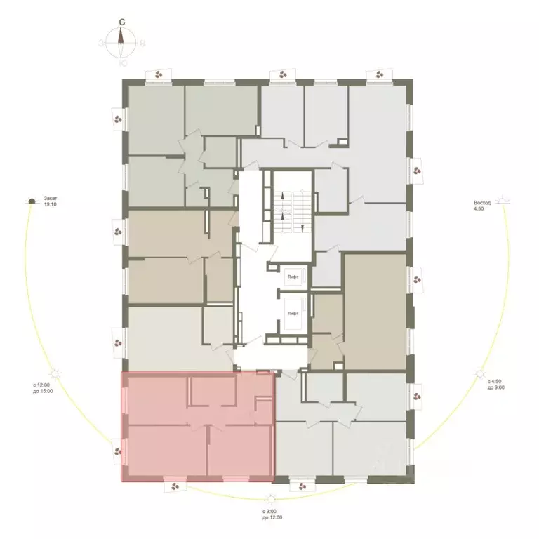2-к кв. Башкортостан, Уфа Родина Парк жилой комплекс (55.8 м) - Фото 1