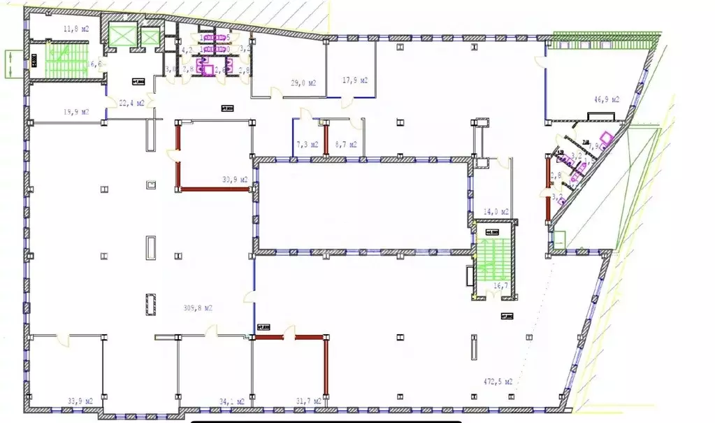 Офис в Москва ул. Щипок, 5 (1167 м) - Фото 2