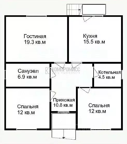 Дом в Краснодарский край, Абинск Яблоневая ул. (81 м) - Фото 1