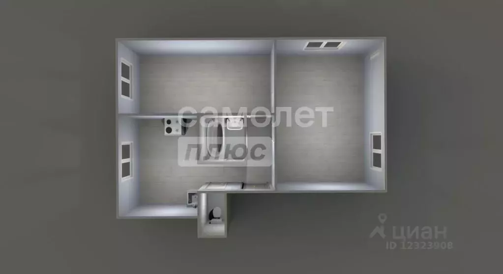 2-к кв. Московская область, Подольск Климовск мкр, ул. Ленина, 16 ... - Фото 2
