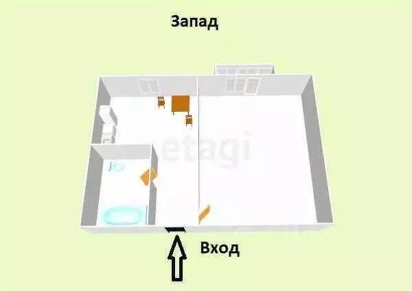 1-к кв. Сахалинская область, Анивский городской округ, с. Новотроицкое ... - Фото 1