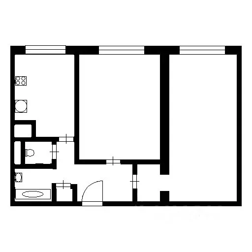 2-к кв. Санкт-Петербург ул. Костюшко, 10 (44.0 м) - Фото 1