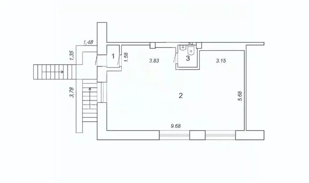 Помещение свободного назначения в Челябинская область, Челябинск ул. ... - Фото 2
