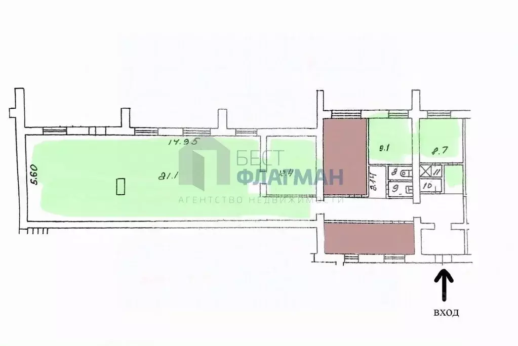 Помещение свободного назначения в Москва ул. Римского-Корсакова, 8 ... - Фото 2