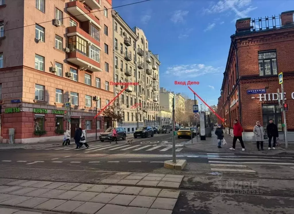 Торговая площадь в Москва 1-я Миусская ул., 24/22С3 (36 м) - Фото 1