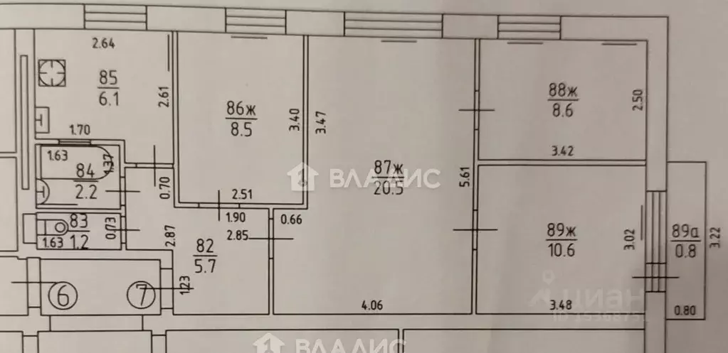 4-к кв. Калининградская область, Калининград Прибрежный мкр, ул. ... - Фото 2