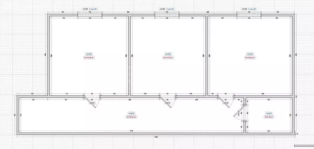 2-комнатная квартира: Магас, улица Мочко Базоркина, 18А (92 м) - Фото 1