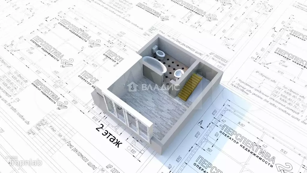 3-к. квартира, 64,8 м, 3/3 эт. - Фото 1