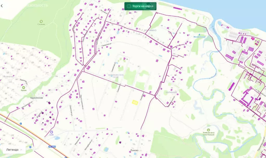 Участок в Тутаев, микрорайон Молявинское Поле, Полевая улица (10 м) - Фото 2