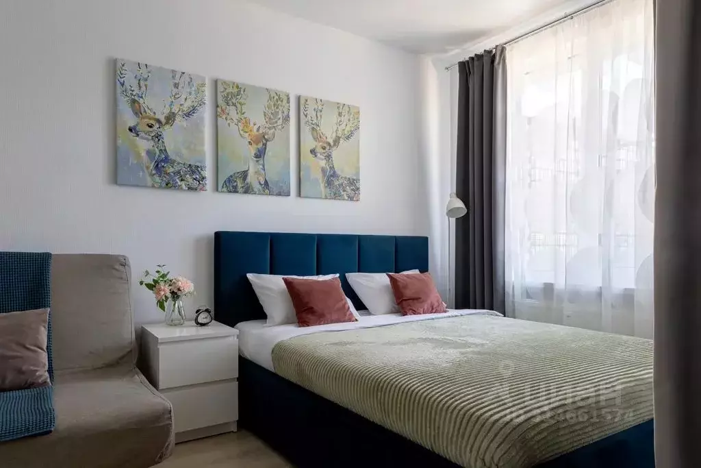 Студия Санкт-Петербург ул. Федора Котанова, 13к2 (28.0 м) - Фото 1