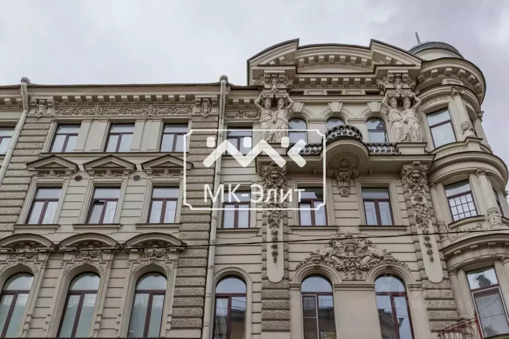 2-к кв. Санкт-Петербург пер. Басков, 33 (70.0 м) - Фото 0