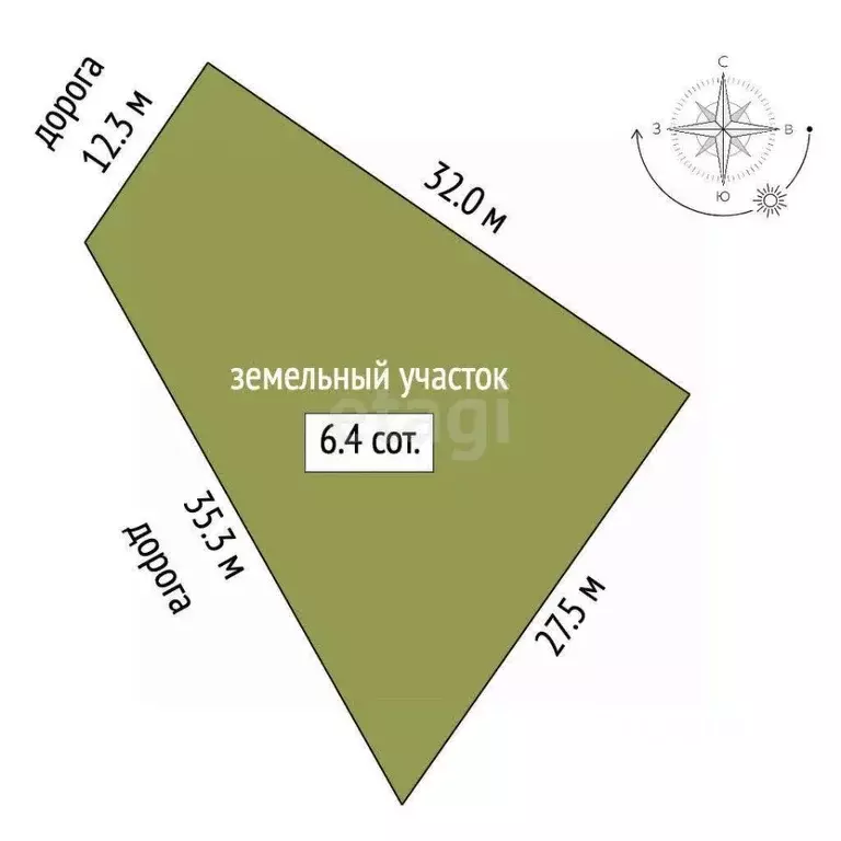 Участок в Калужская область, Калуга Удачная ул. (6.4 сот.) - Фото 2