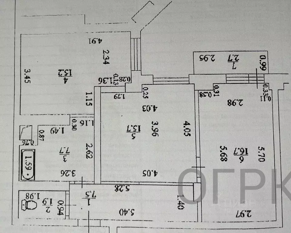 2-к кв. Башкортостан, Уфа Дагестанская ул., 16/1 (65.0 м) - Фото 2