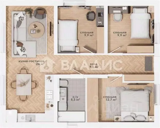 Коттедж в Владимирская область, Владимир д. Шепелево, ул. Придорожная ... - Фото 2