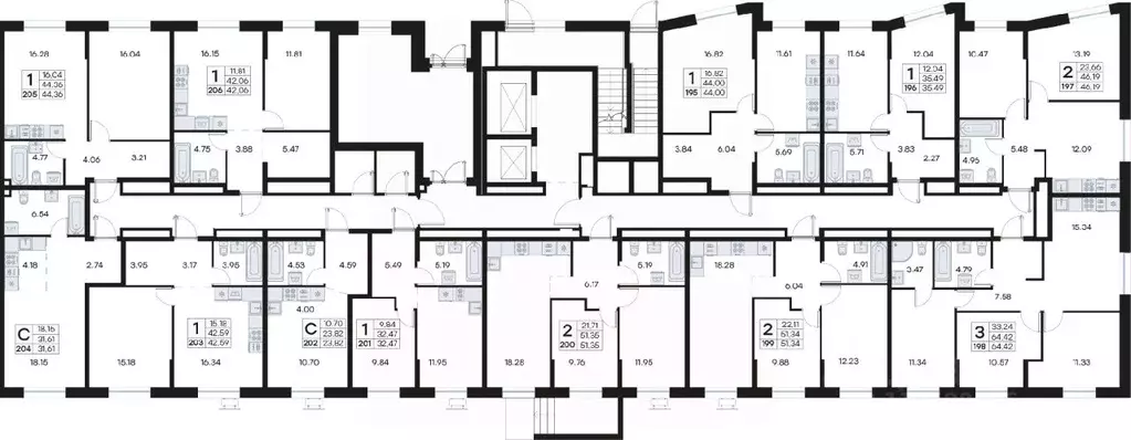 1-к кв. Приморский край, Владивосток Катерная ул., 31/2 (42.06 м) - Фото 2
