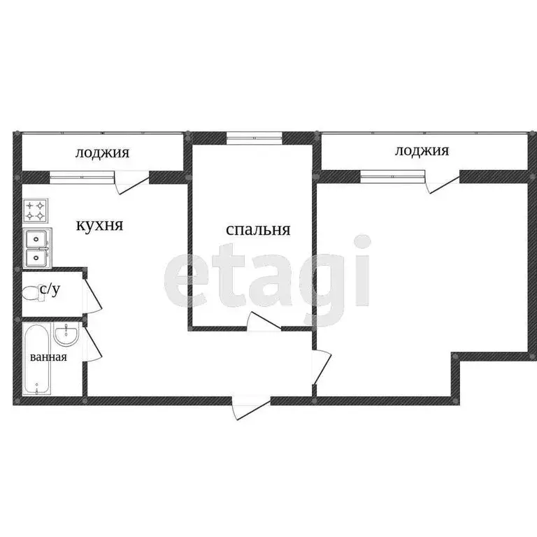 2-комнатная квартира: Миасс, улица Вернадского, 58 (57.2 м) - Фото 0