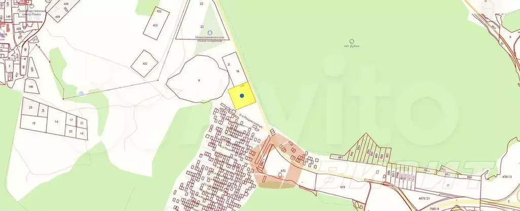 Зем. участок в собственности в Новосемейкино - Фото 1
