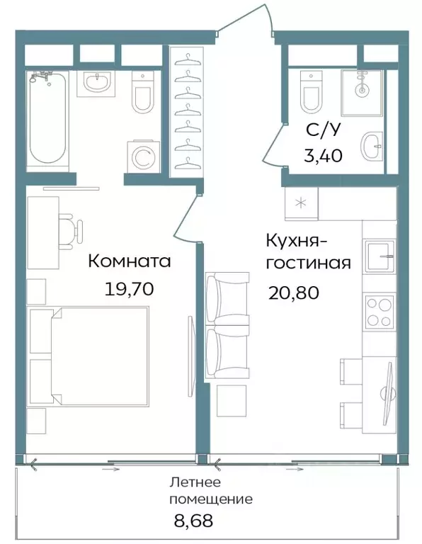 2-к кв. Крым, Саки ул. Морская (52.58 м) - Фото 0